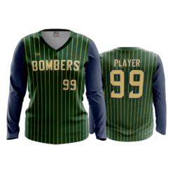 4783 WOMENS V NECK LONGSLEEVE BOMBERS-2