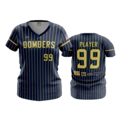 4783 WOMENS V NECK BOMBERS-SPONSORS