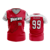 4082 WOMENS V NECK NEW-BOSTON-TIGERS-1