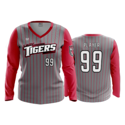 4082 WOMENS V NECK LONGSLEEVE NEW-BOSTON-TIGERS-2