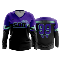 4169 WOMENS V NECK LONGSLEEVE SOUTHERN-OHIO-BRAVES-1