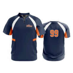 3800 UNISEX DERBY JACKET SHORT SLEEVE EC-BULLETS-1