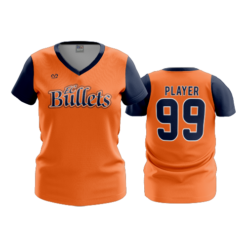 3800 WOMENS V NECK EC-BULLETS-2