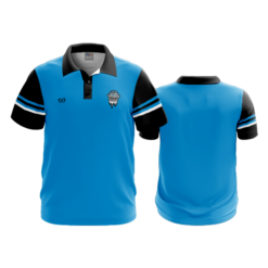 4012 MENS POLO SHIRT ARCTIC-RUSH-HOOPS