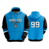 4012 UNISEX FLEECE HOODY ARCTIC-RUSH-HOOPS