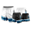 4012 UNISEX HIGH RISE BASKETBALL REVERSIBLE SHORTS ARCTIC-RUSH-HOOPS