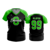 4081 WOMENS V NECK OHIO-EMERALDS-1