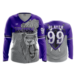 4077 WOMENS V NECK LONGSLEEVE ATLANTA-REIGN-1