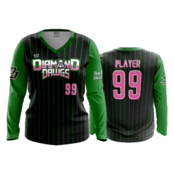 848 WOMENS V NECK LONGSLEEVE DIAMOND-DAWGS-1