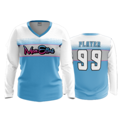 3875 WOMENS V NECK LONGSLEEVE MAX-EFFORT