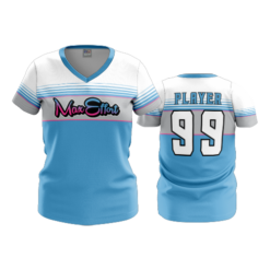 3875 WOMENS V NECK MAX-EFFORT