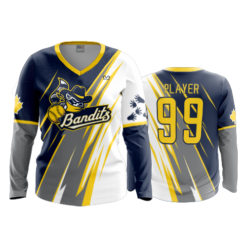 2588 WOMENS V NECK LONGSLEEVE BANDITS-1