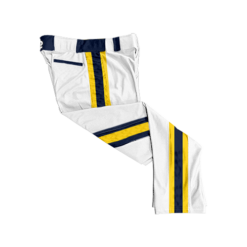 2588 MENS BALLPARK WHITE BRAID PANTS BANDITS-2