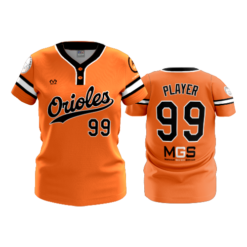 3433 WOMENS 2 BUTTON SCOOP NECK ORIOLES-2