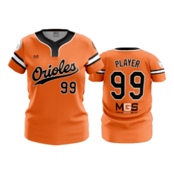 3433 WOMENS NO BUTTON SCOOP NECK ORIOLES-2
