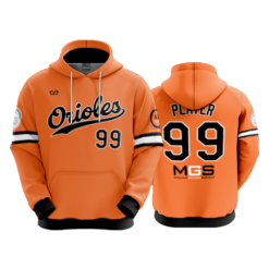 3433 UNISEX FLEECE HOODY ORIOLES-2
