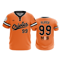 3433 MENS 2 BUTTON SCOOP NECK ORIOLES-2