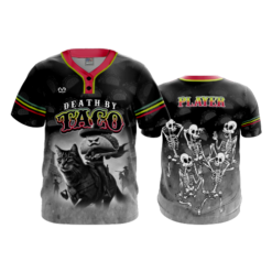 4108 MENS 2 BUTTON SCOOP NECK DEATH-BY-TACO