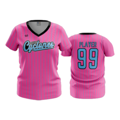 4167 WOMENS V NECK OHIO-CYCLONES-2
