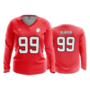2573 WOMENS V NECK LONGSLEEVE CENTRAL-OHIO-TIGERS-FP-1