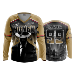 3903 WOMENS V NECK LONGSLEEVE THE-HITMEN-2