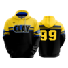 4322 UNISEX FLEECE HOODY CLAY-PANTHERS-1