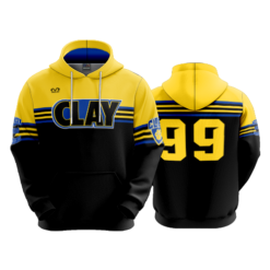 4322 UNISEX FLEECE HOODY CLAY-PANTHERS-1