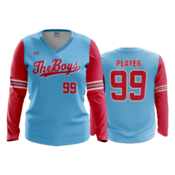 3820 WOMENS V NECK LONGSLEEVE THE-BOYS-2