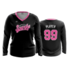 4526 WOMENS V NECK LONGSLEEVE CENTRAL-OHIO-SPARKS