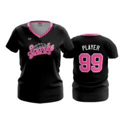 4526 WOMENS V NECK CENTRAL-OHIO-SPARKS
