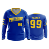 4322 WOMENS V NECK LONGSLEEVE CLAY-PANTHERS-2