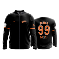3433 UNISEX WARM UP FULL ZIP SWEATJACKET ORIOLES-ADD