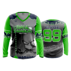 4781 WOMENS V NECK LONGSLEEVE BASE-INVADERS-2025