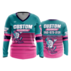 4776 WOMENS V NECK LONGSLEEVE CUSTOM-CLEANERS