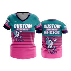 4776 WOMENS V NECK CUSTOM-CLEANERS