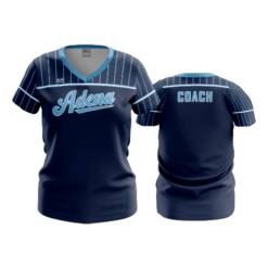 4168 WOMENS V NECK ADENANAVYCOACH