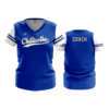 4168 WOMENS V NECK CAVSBLUECOACH