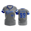 4168 WOMENS V NECK CAVSCHARCOAL