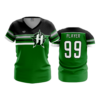 4168 WOMENS V NECK HUNTINGTONGREEN