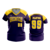 4168 WOMENS V NECK TIGERSPURPLE