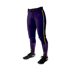 4168 WOMENS FASTPITCH PANTS TIGERSPURPLE