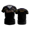 4168 WOMENS V NECK UNIOTOBLKCOACH