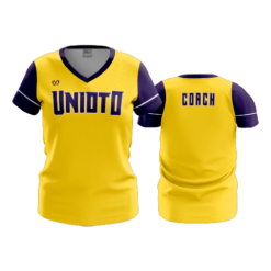 4168 WOMENS V NECK UNIOTOGOLDCOACH