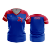 4168 WOMENS V NECK ZANEBLUECOACH