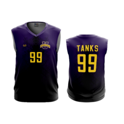 4107 MENS SPORT V NECK SLEEVELESS UNIOTO-BOYS-VOLLEYBALL