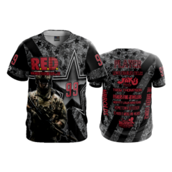 4800 MENS FULL BUTTON DOWN RED