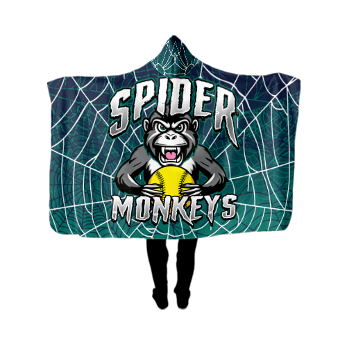 4796 UNISEX FAN WRAP HOODY SPIDER-MONKEYS-1