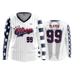 3823 WOMENS V NECK LONGSLEEVE OHIO-GLORY-2