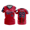 3823 WOMENS V NECK OHIO-GLORY-3