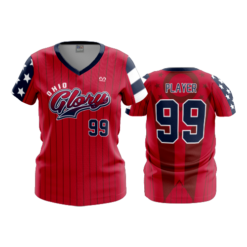 3823 WOMENS V NECK OHIO-GLORY-3